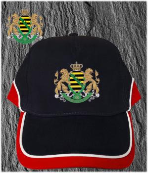 Dachmützen mit Sachsen Wappen, 5 Farben zur Auswahl